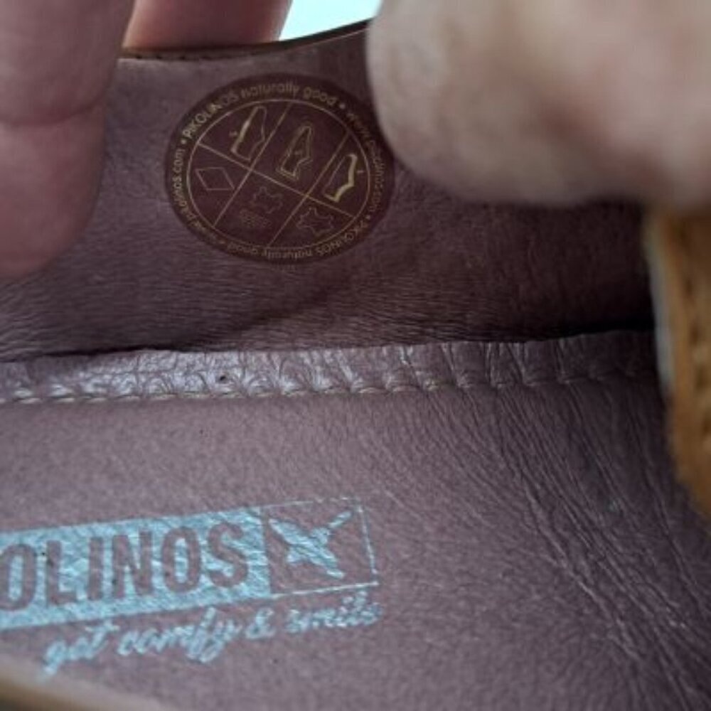 Pikolinos Leather Pyrgos Laceless Oxford Slip On Shoes - Picture 7 of 12